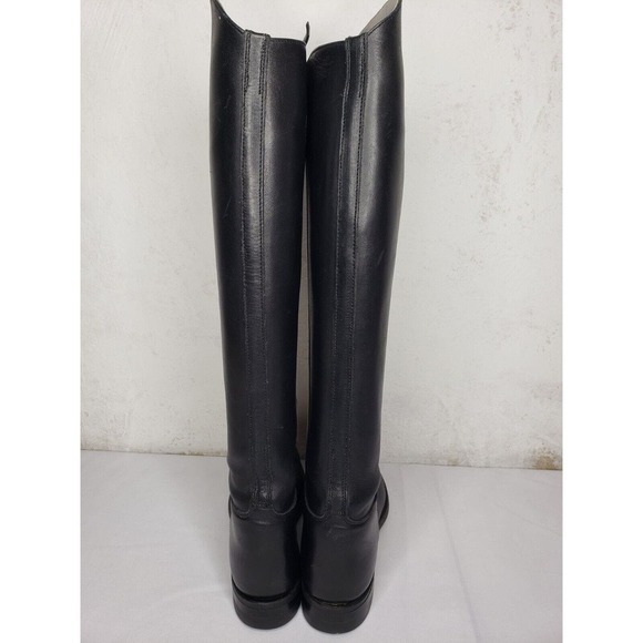 Dehner Dress Patrol Wide Calf 16 Inch Black - BootWerks DEHNER Stock DRESS Equestrian Riding Boots Black Leather Tall Womens 7 C USA